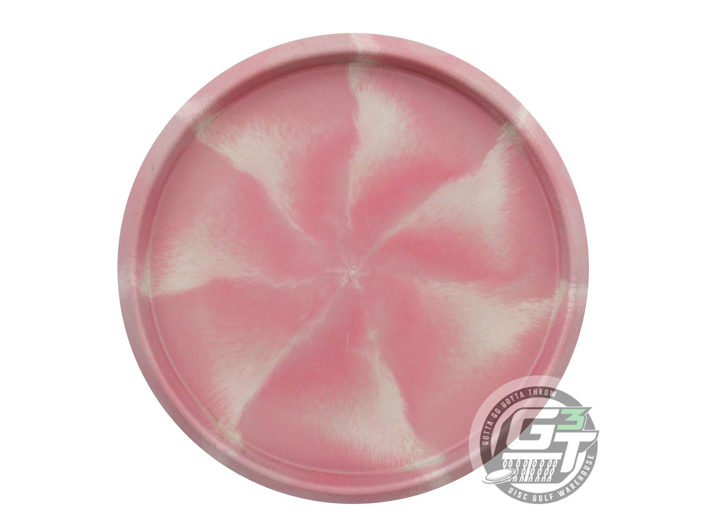 USED Discraft Recycled ESP Zone 167g Pink-Cream Putter Golf Disc