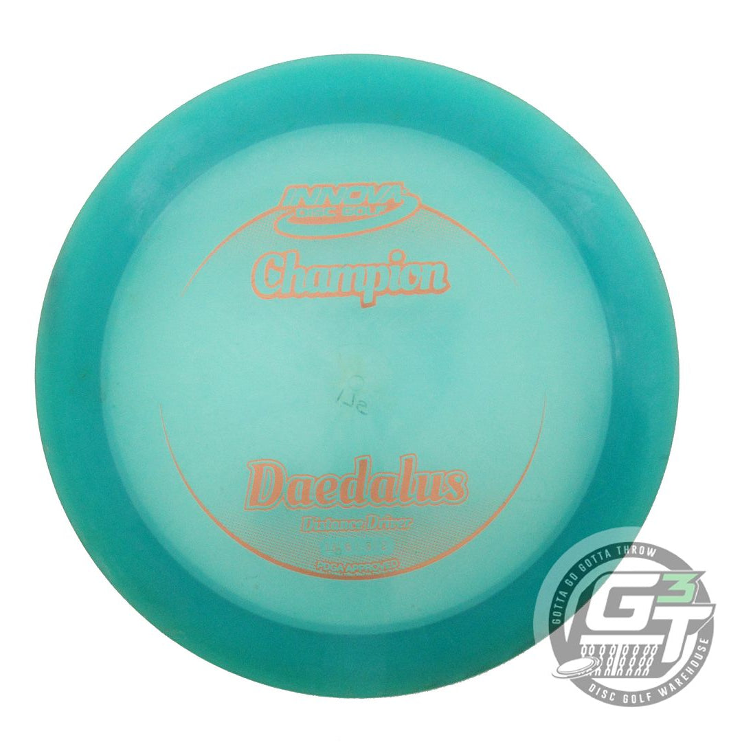 USED Innova Champion Daedalus 175g Teal Copper Foil Distance Driver Golf Disc