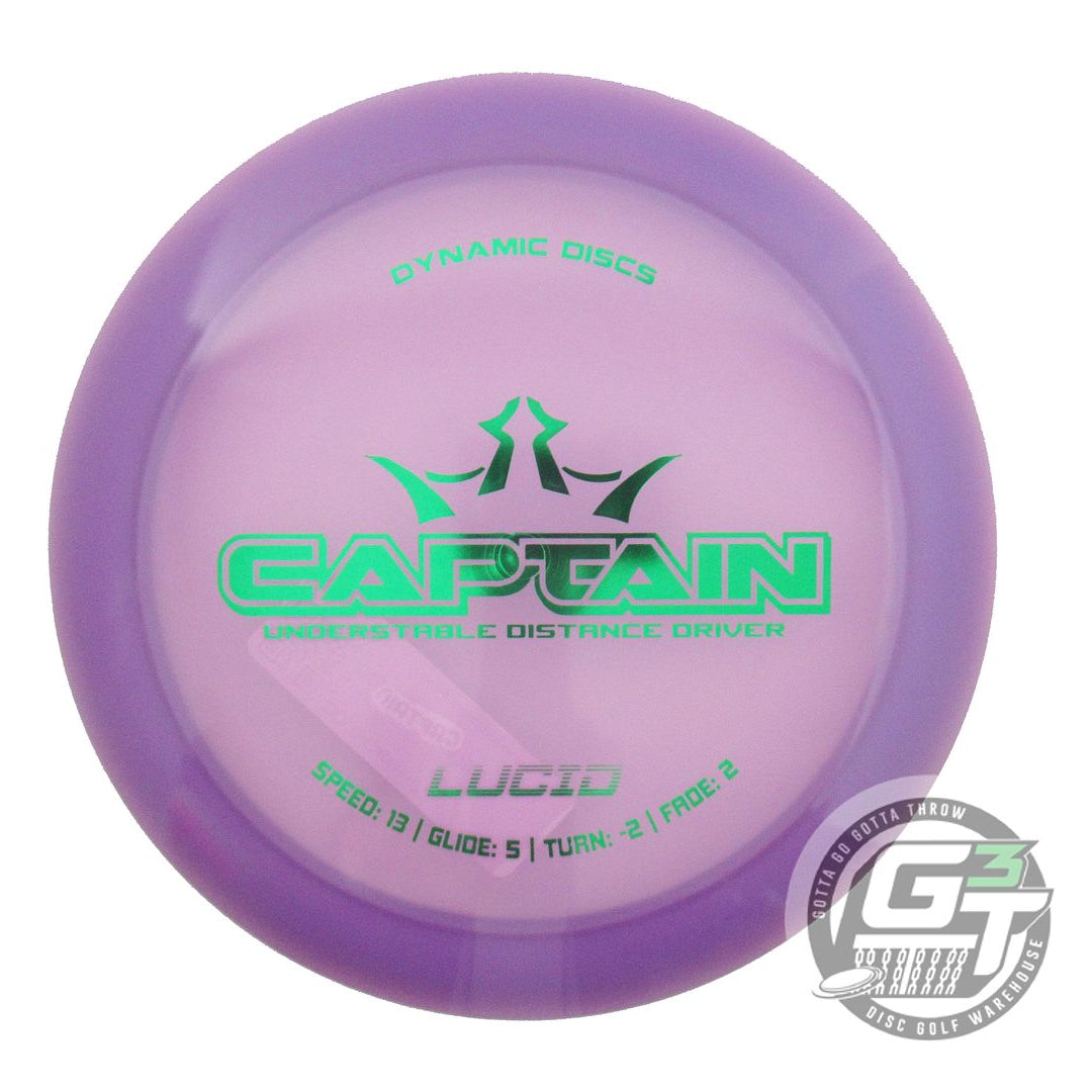 Dynamic Discs Lucid Captain Distance Driver Golf Disc (Individually Listed) - Gotta Go Gotta Throw