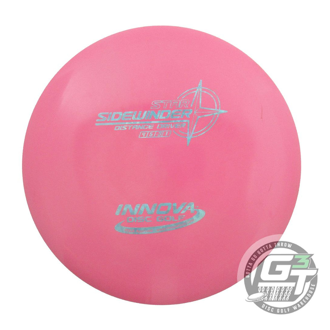 USED Innova Star Sidewinder 168g Pink Teal Shatter Foil Distance Driver Disc