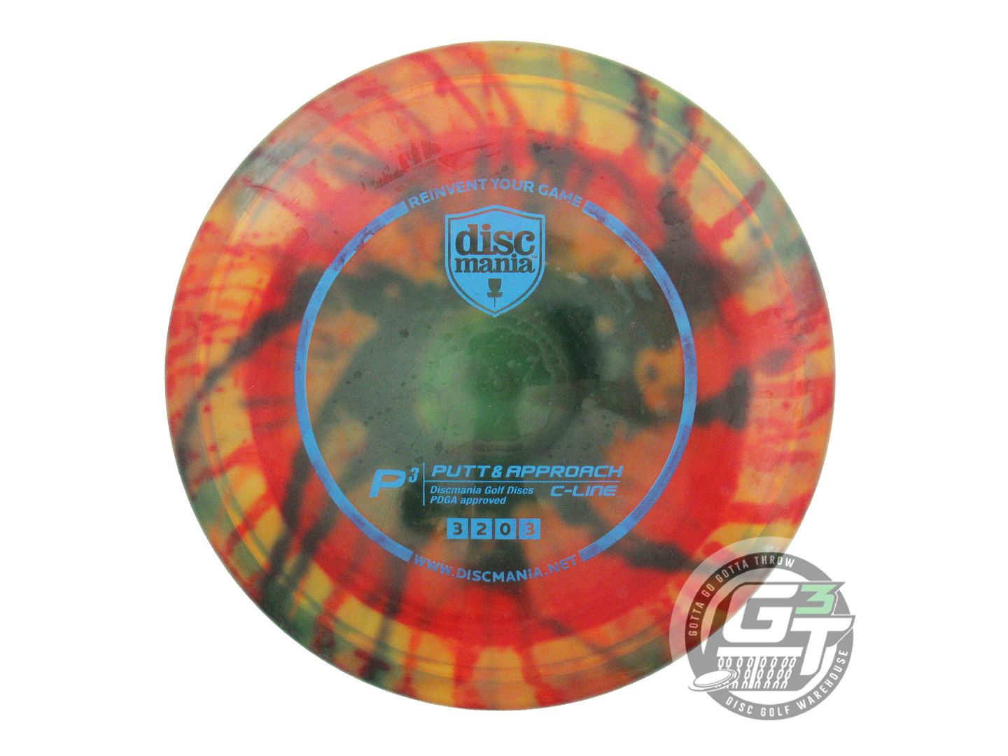 USED DiscMania C-Line P3 175g Yellow HOME DYED Putter Golf Disc