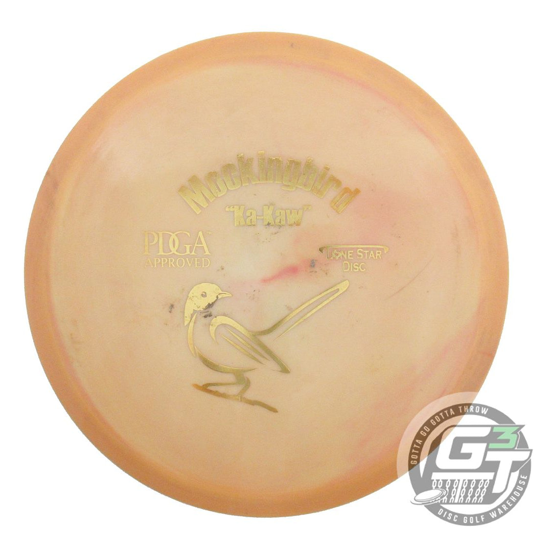 USED Lone Star Bravo Mockingbird 174g Peach Gold Foil Fairway Driver Golf Disc