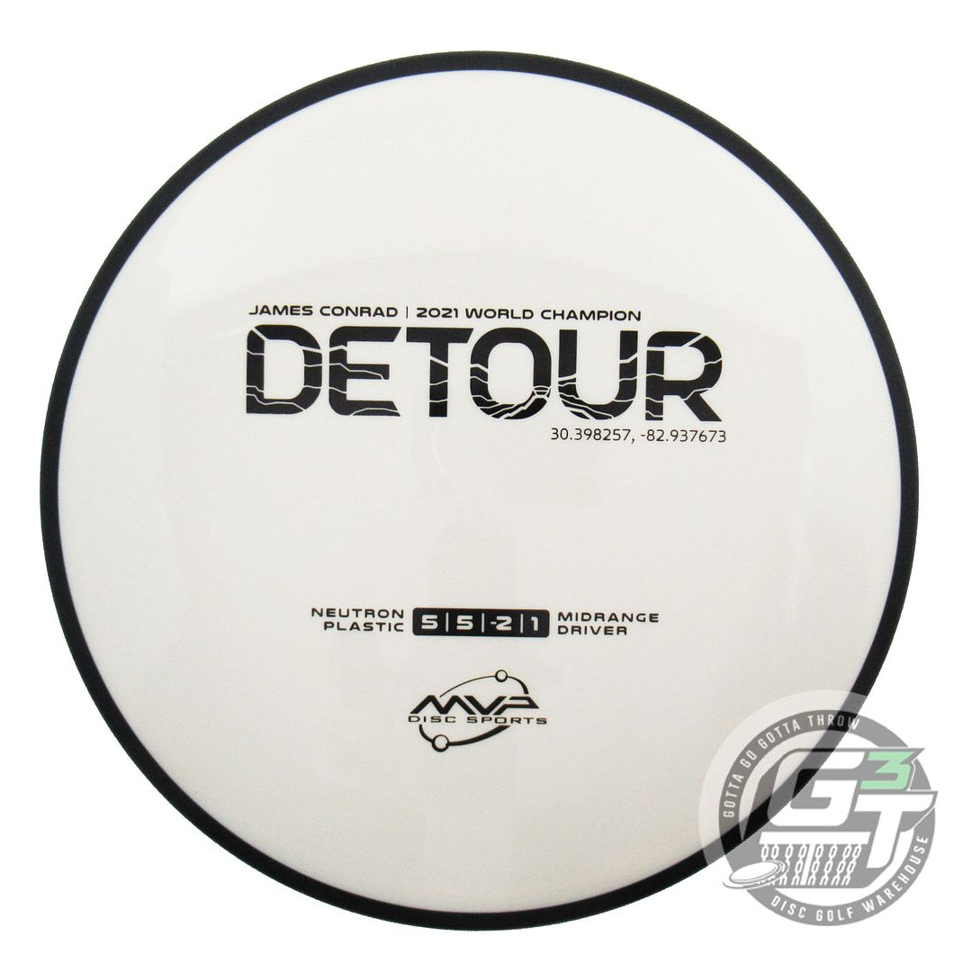 USED MVP Disc Sports Neutron Detour 179g White Midrange Golf Disc