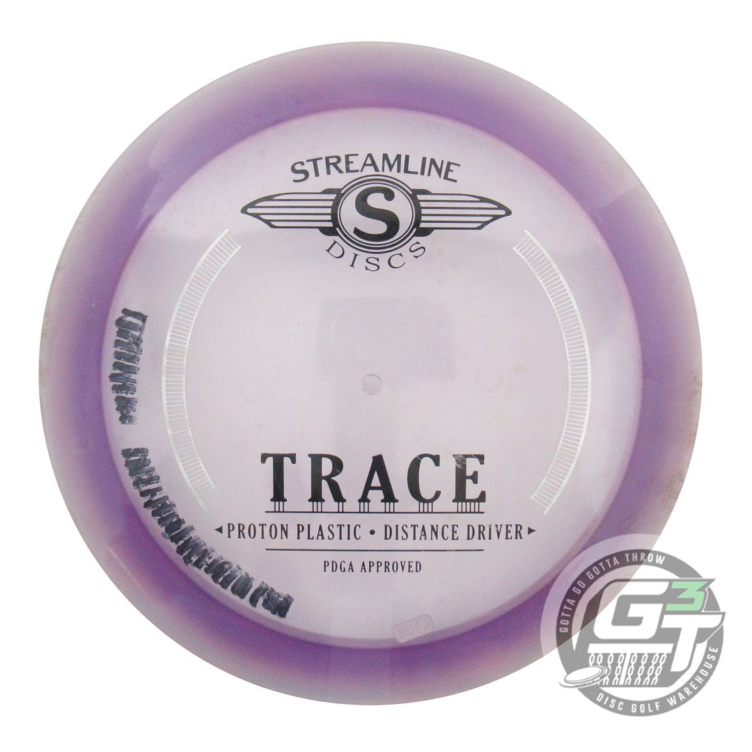 USED Streamline Discs Proton Trace 168g Purple Distance Driver Golf Disc