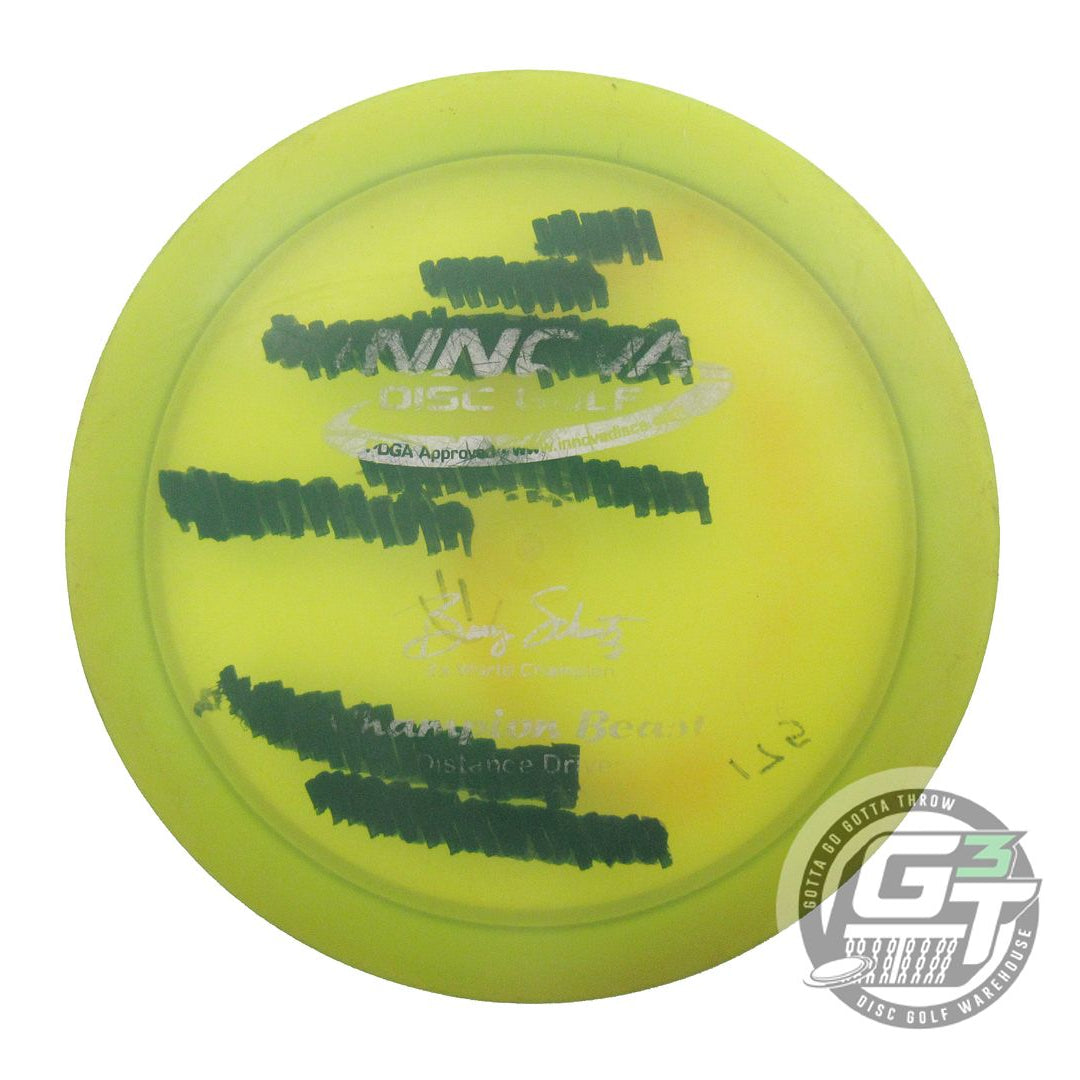 USED Innova Champion Beast 175g Lime White Stamp Distance Driver Golf Disc