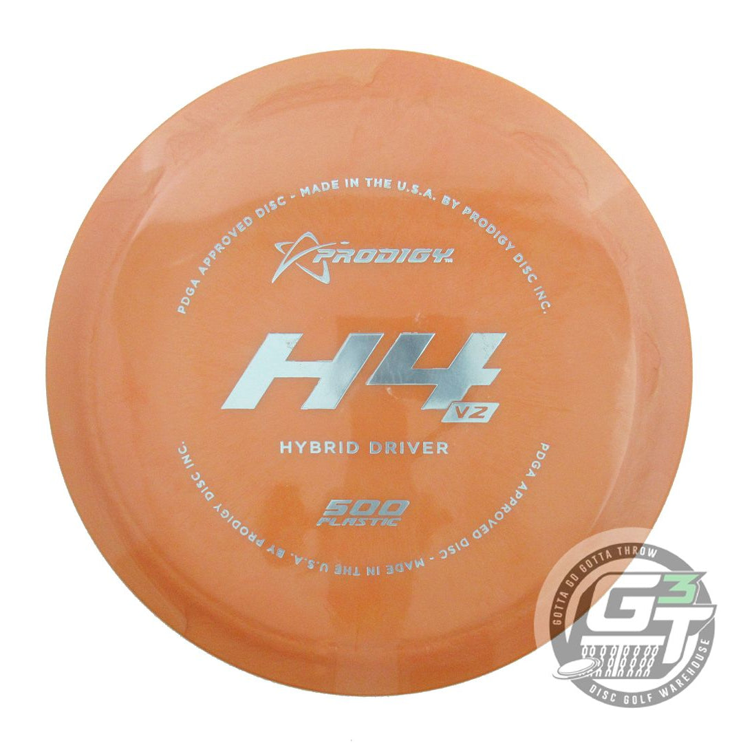 USED Prodigy Discs 500 H4 V2 173g Orange Silver Foil Hybrid Driver Golf Disc