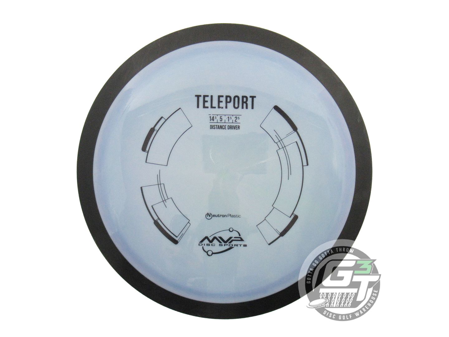 USED MVP Disc Sports Classic Neutron Teleport 173g Periwinkle Driver Golf Disc