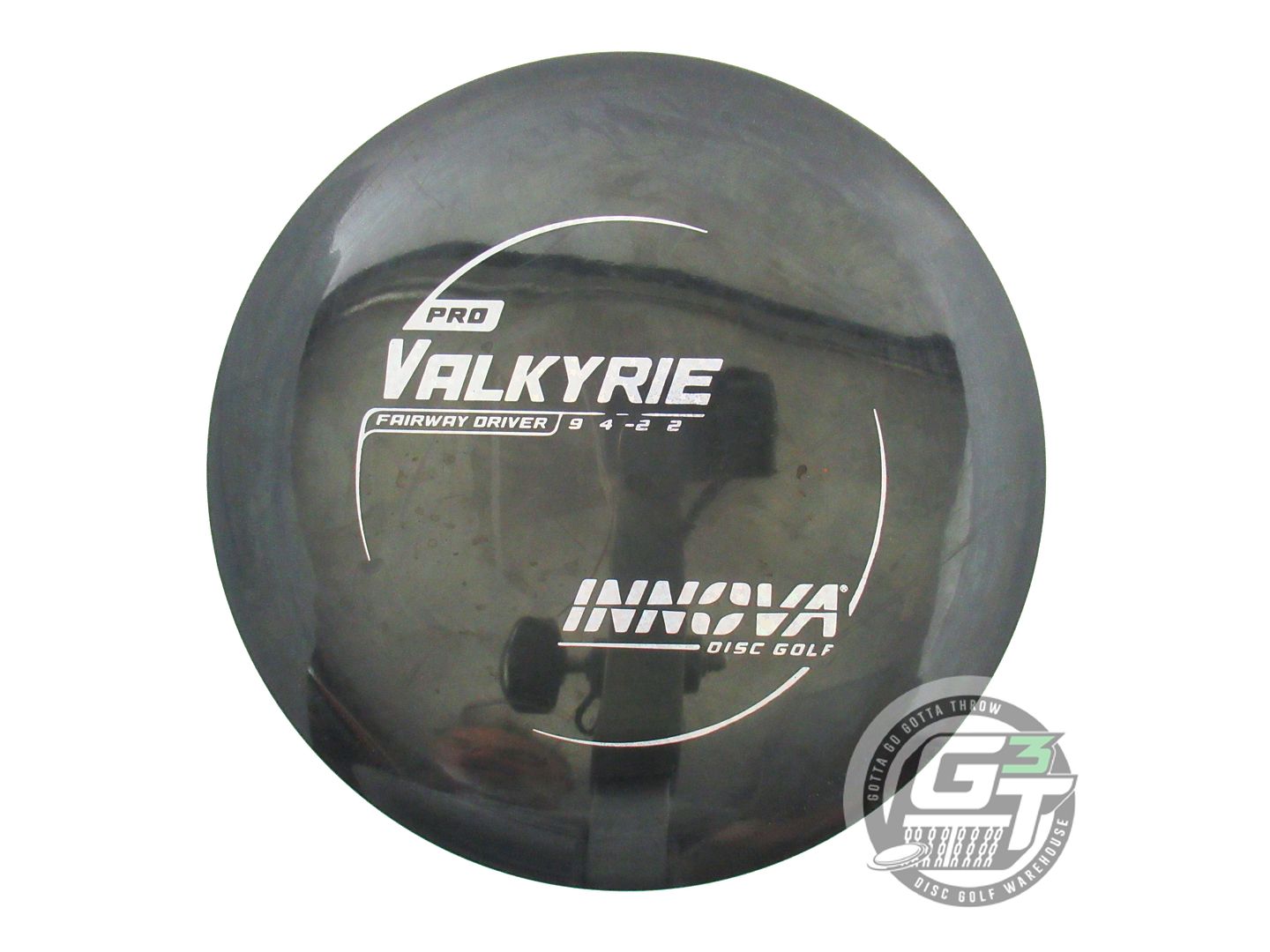 USED Innova Pro Valkyrie 175g Black Holo Star Foil Distance Driver Golf Disc