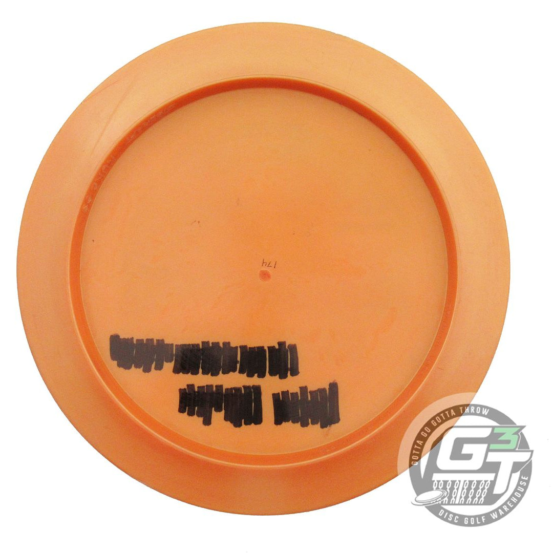 USED Discraft Titanium Nuke SS 174g Orange Lime Laser Foil Distance Driver Disc