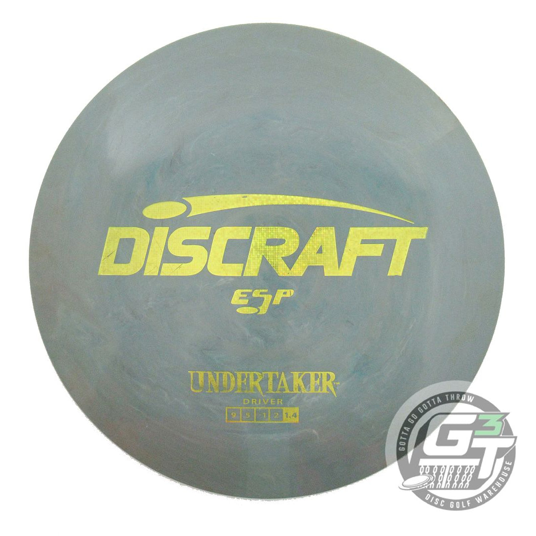 USED Discraft ESP Undertaker 173g Green Yellow Matrix Foil Distance Driver Disc