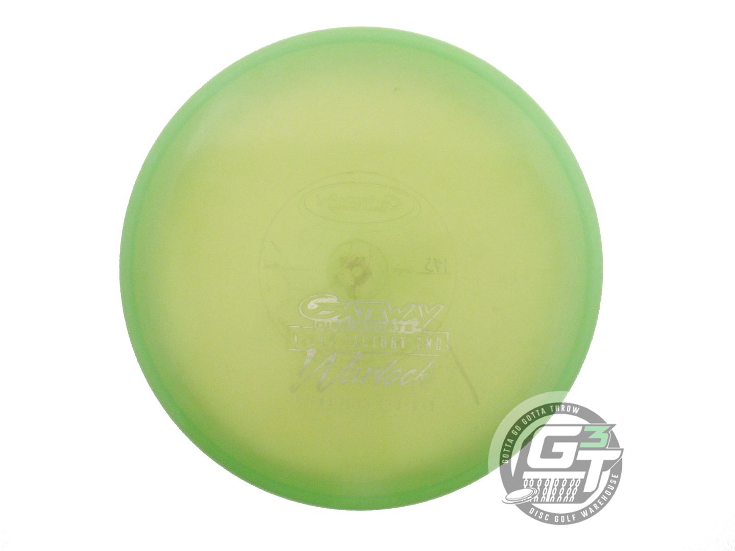 USED Gateway X-OUT Diamond Warlock 174g Green Putter Golf Disc