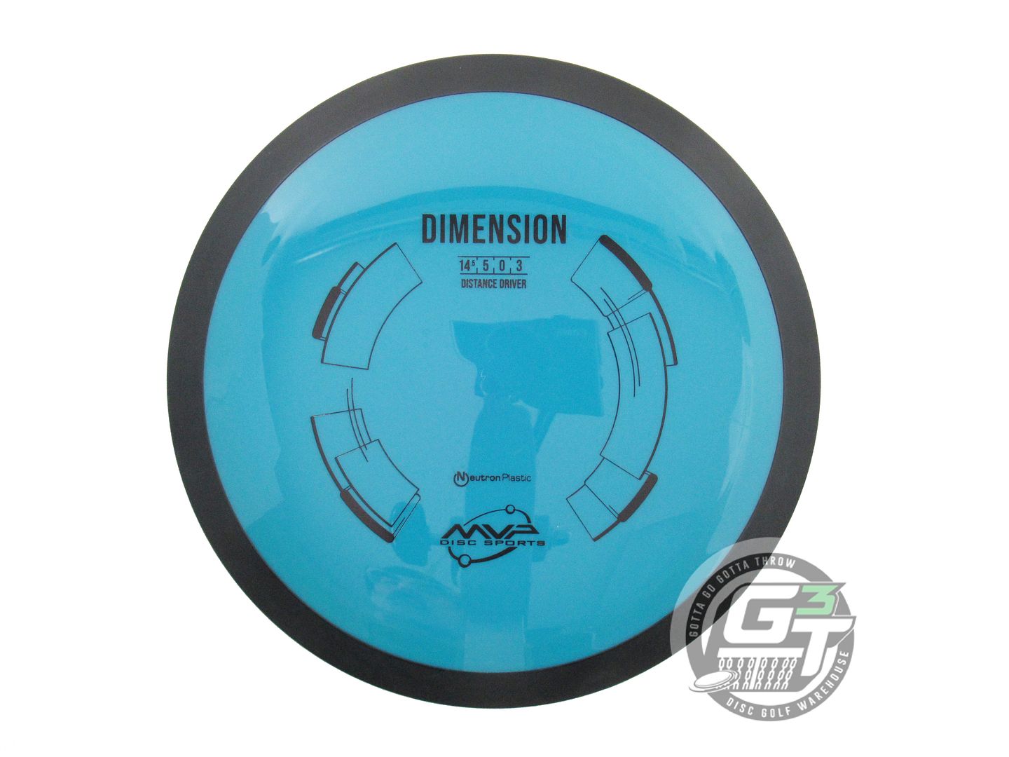 USED MVP Disc Sports Neutron Dimension 174g Teal Distance Driver Golf Disc