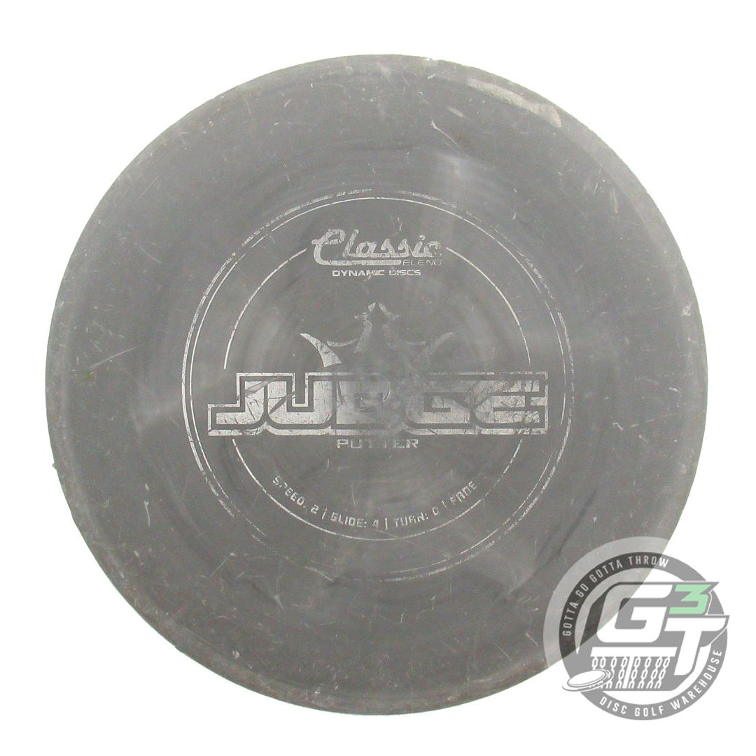 USED Dynamic Discs Classic Blend Judge 173g Gray Silver Foil B Putter Golf Disc