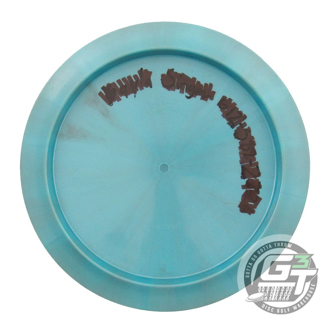 USED Dynamic Discs Fuzion Trespass 172g Teal Snake Foil Distance Driver Disc