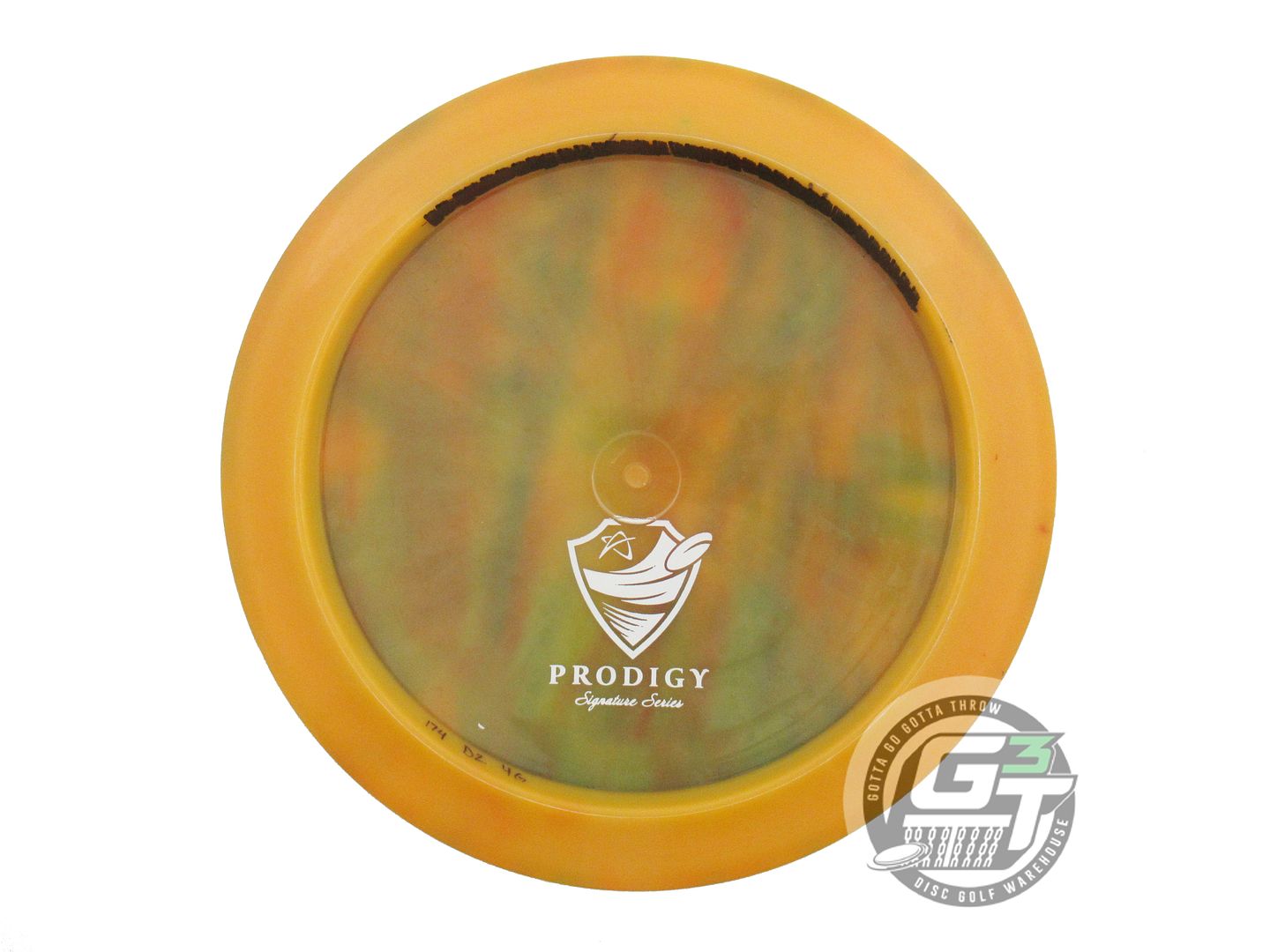 USED Prodigy Discs 400G D2 174g Orange HOME DYED Distance Driver Golf Disc