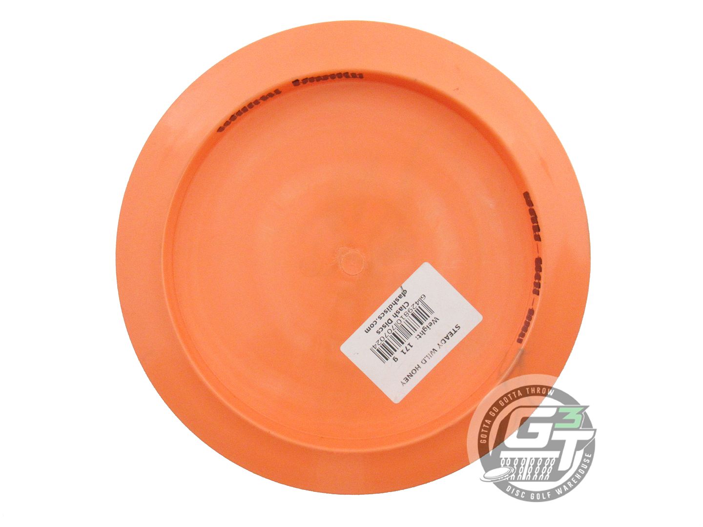 USED Clash Discs Steady Wild Honey 171g Orange HOME DYED Distance Driver Disc