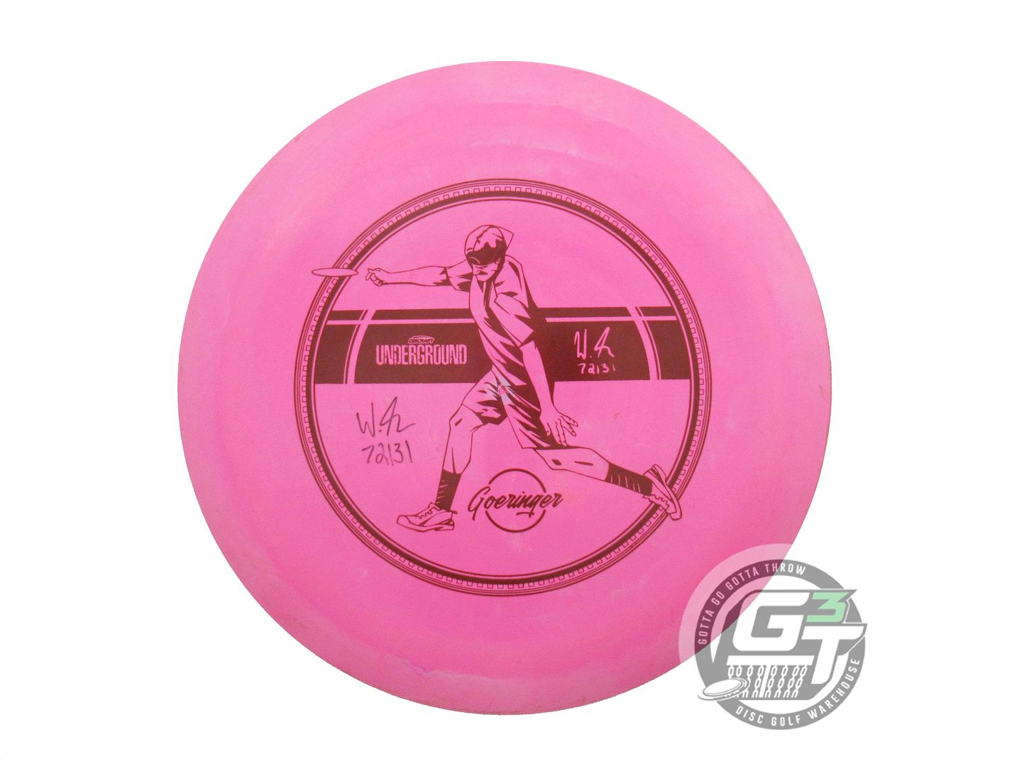 USED Discraft ESP Thrasher 178g Pink Brown Stamp Distance Driver Golf Disc