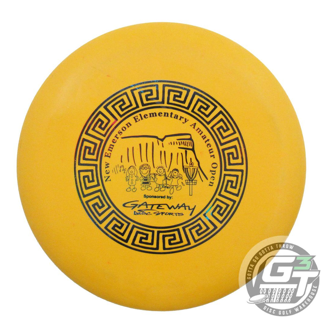USED Gateway Evolution Wizard 175g Marigold Black Stamp Putter Golf Disc