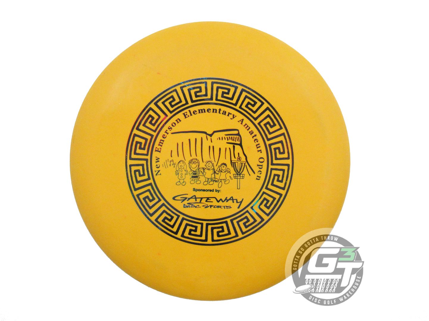 USED Gateway Evolution Wizard 175g Marigold Black Stamp Putter Golf Disc