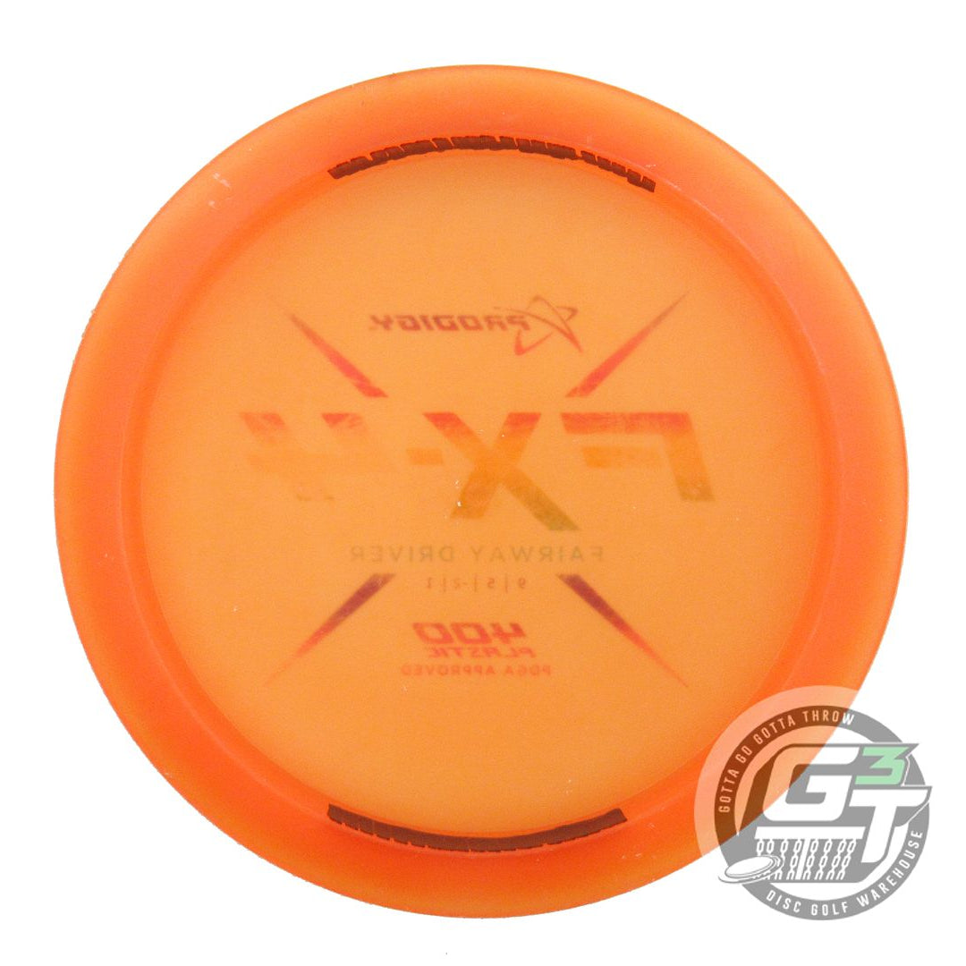 USED Prodigy Discs 400 FX4 175g Orange Rainbow Foil Fairway Driver Golf Disc