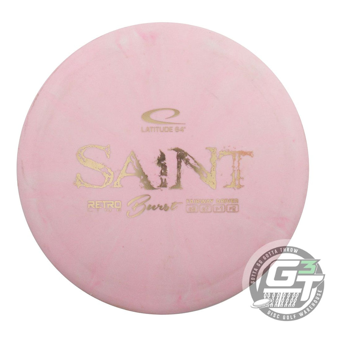 USED Latitude 64 Retro Burst Saint 175g Pink Gold Foil Fairway Driver Golf Disc