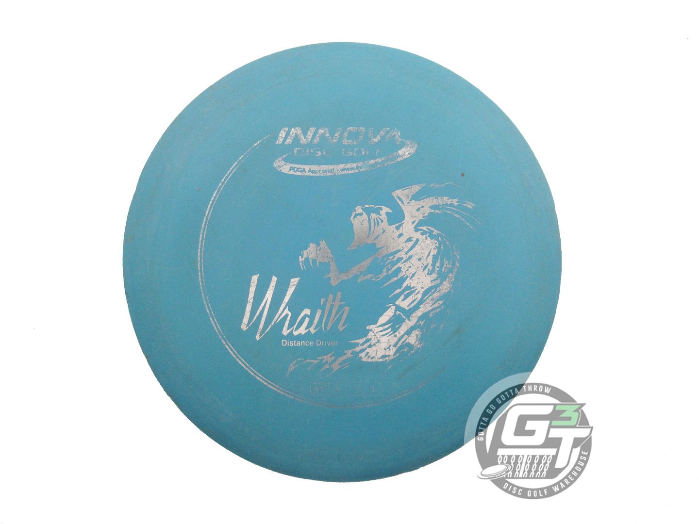 USED Innova DX Wraith 170g Blue Silver Foil Distance Driver Golf Disc
