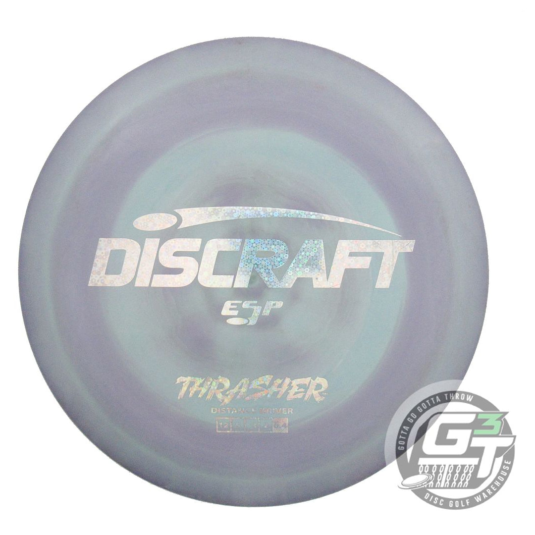 USED Discraft ESP Thrasher 174g Purple-Seafoam Bubble Foil Distance Driver Disc