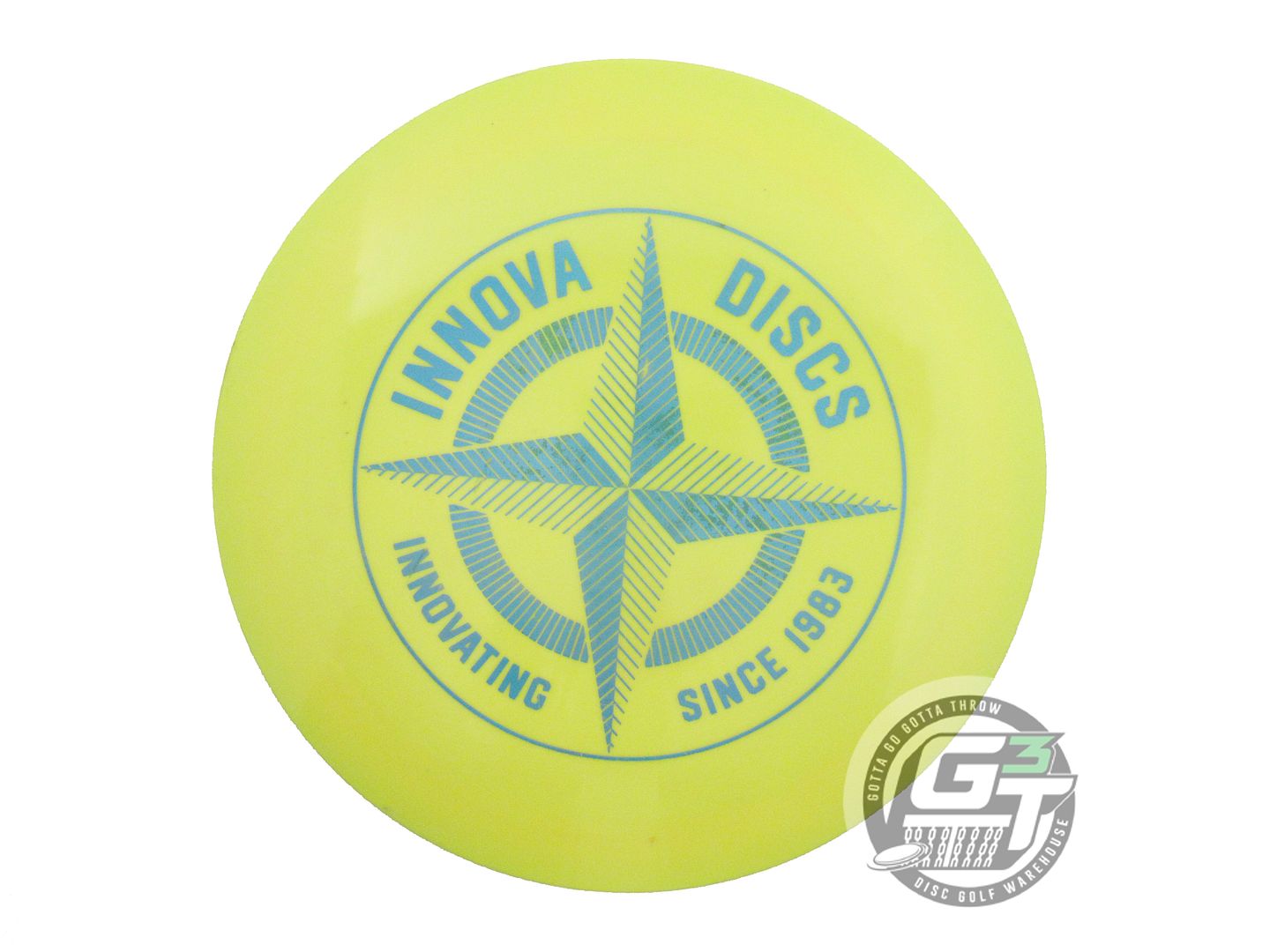 USED Innova FIRST RUN Star Charger 172g Yellow Teal Foil Distance Driver Disc