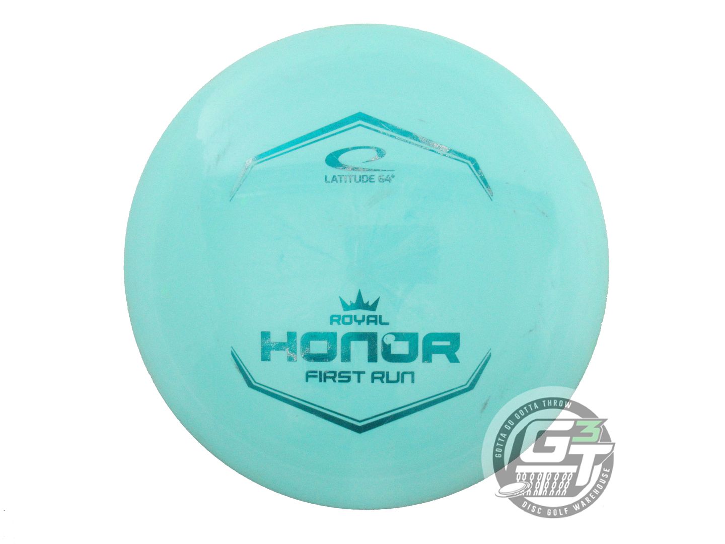 USED Latitude 64 FIRST RUN Royal Grand Honor 174g Seafoam Teal Foil Driver Disc