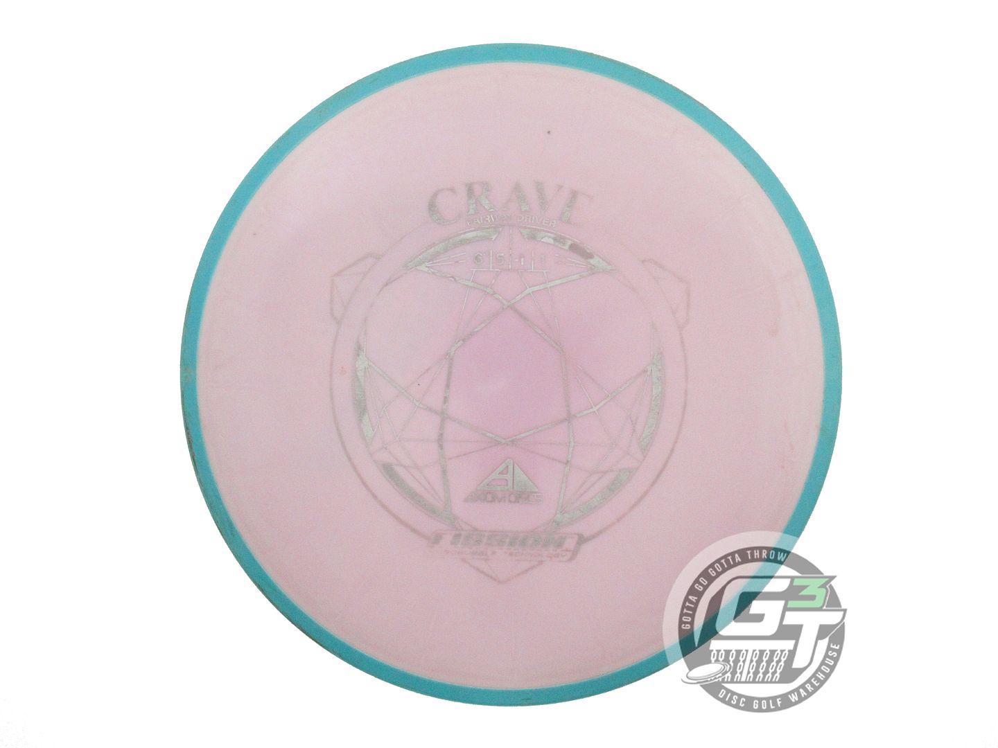 USED Axiom Discs Fission Crave 170g Pink Teal Rim Fairway Driver Golf Disc