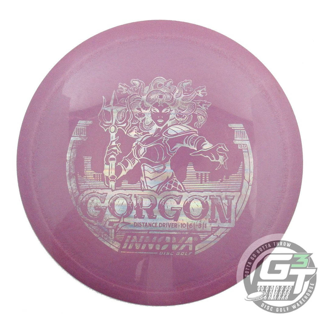 USED Innova GStar Gorgon 173g Purple Silver Holo Foil Distance Driver Golf Disc