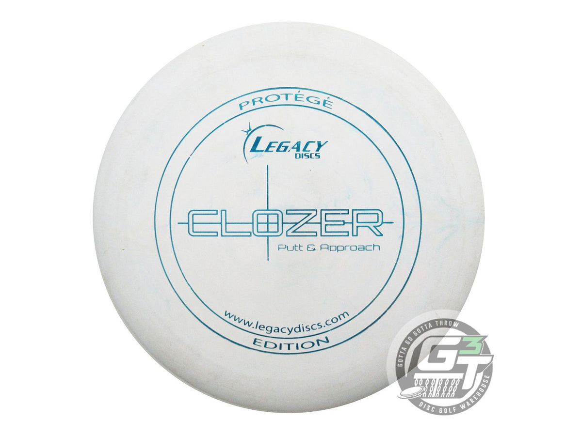 USED Legacy Discs Protege Clozer 175g White Teal Foil Putter Golf Disc