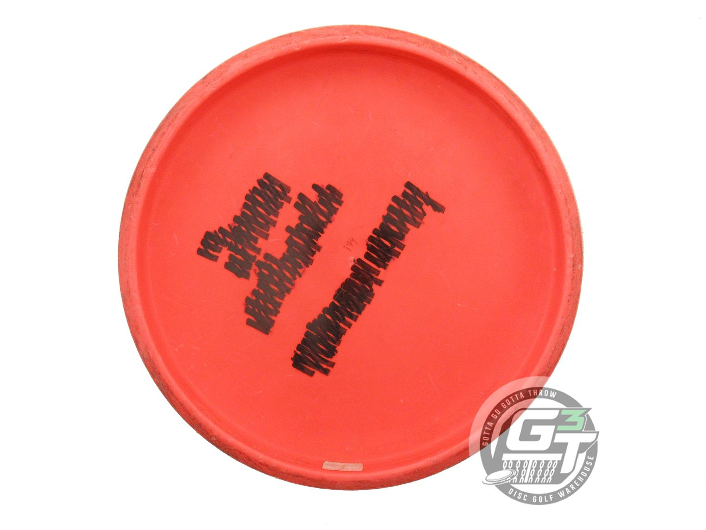 USED Discraft Putter Line Roach 174g Orange Flag Foil Putter Golf Disc