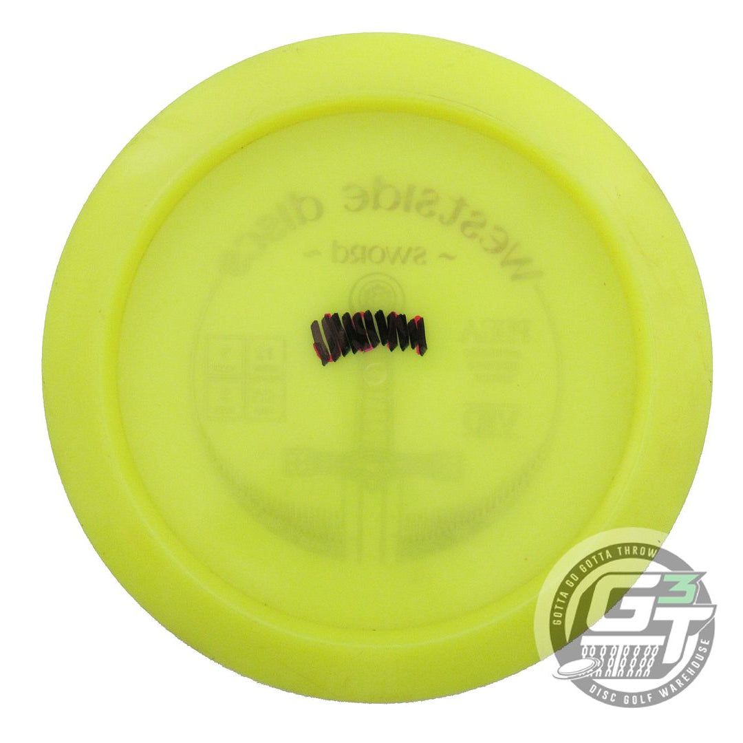 USED Westside Discs VIP Sword 174g Yellow Red Foil Distance Driver Golf Disc