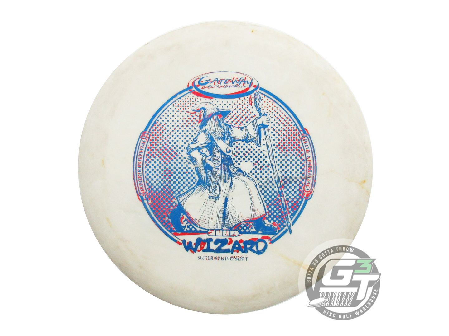 USED Gateway X-OUT SureGrip SSS Wizard 175g White Putter Golf Disc