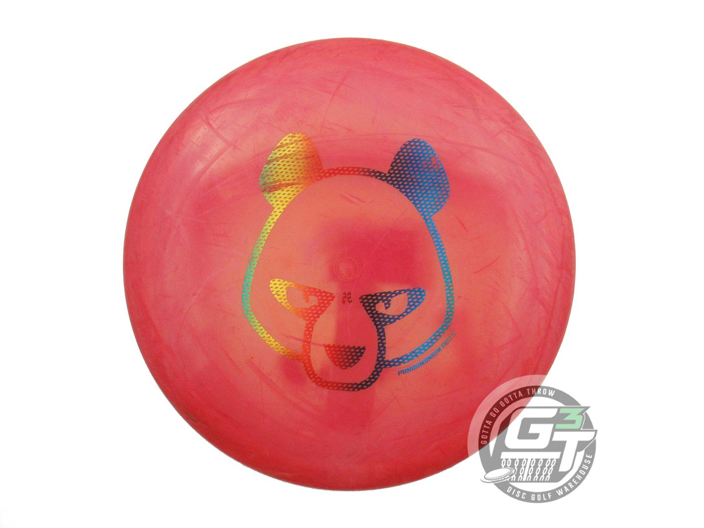 USED Dynamic Discs Fuzion Escape 173g Red Rainbow Foil Fairway Driver Golf Disc