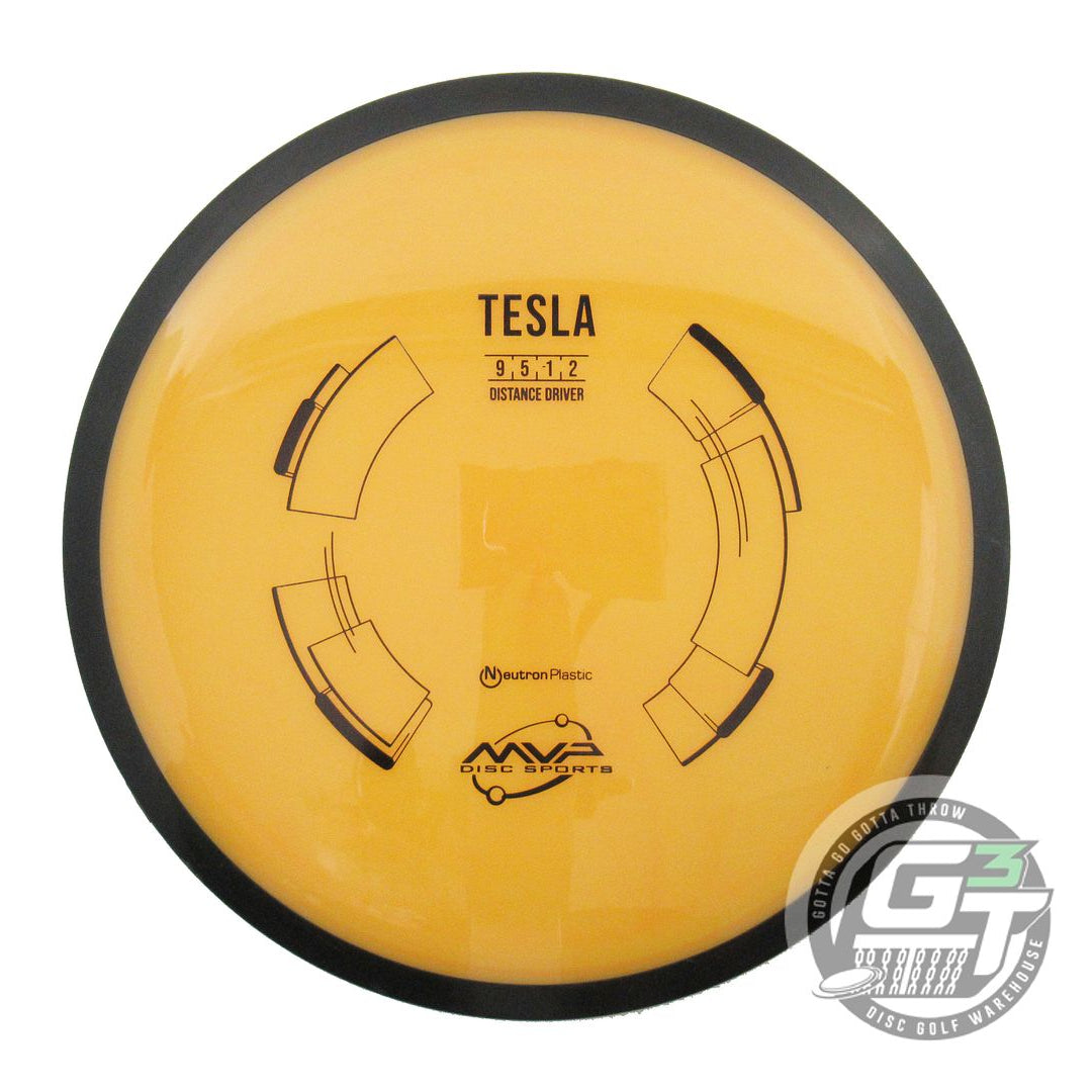 USED MVP Disc Sports Neutron Tesla 173g Marigold Distance Driver Golf Disc