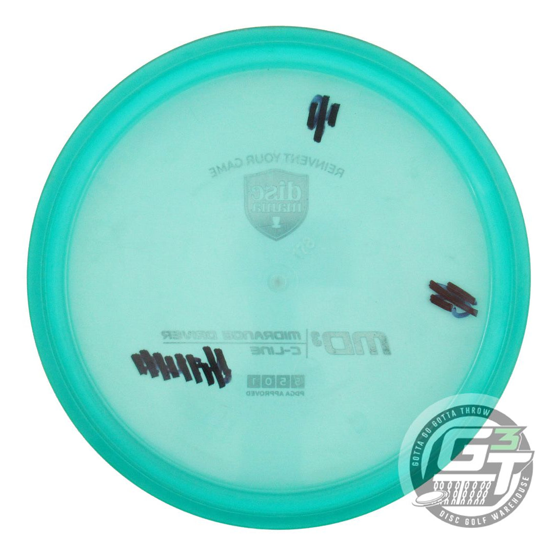 USED DiscMania C-Line MD3 178g Seafoam Black Stamp Midrange Golf Disc