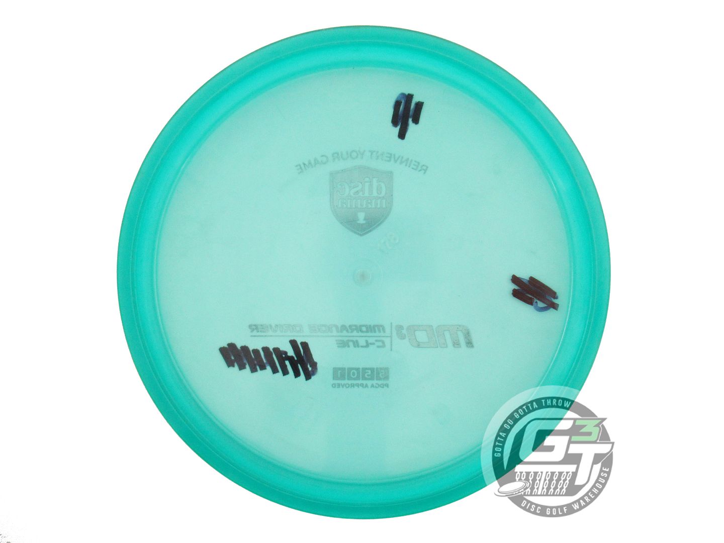 USED DiscMania C-Line MD3 178g Seafoam Black Stamp Midrange Golf Disc