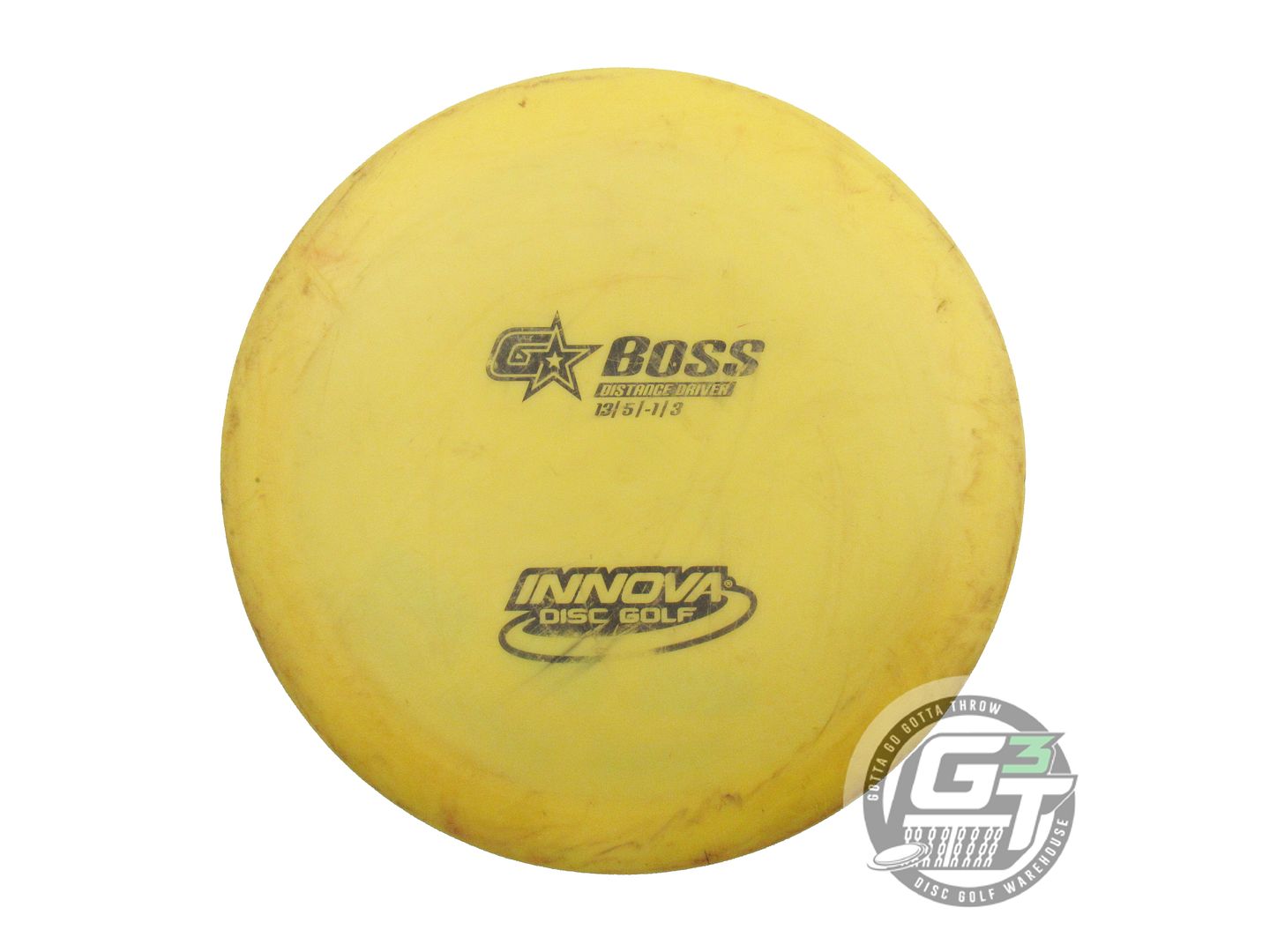 USED Innova GStar Beast 175g Yellow Black Stamp Distance Driver Golf Disc