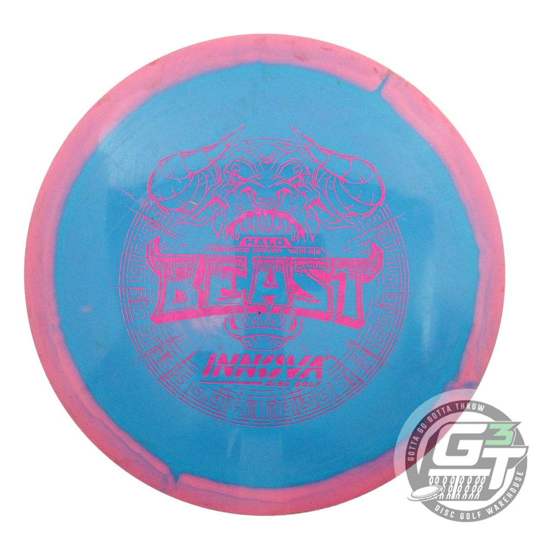 USED Innova Halo Star Beast 172g Pink-Blue Distance Driver Golf Disc