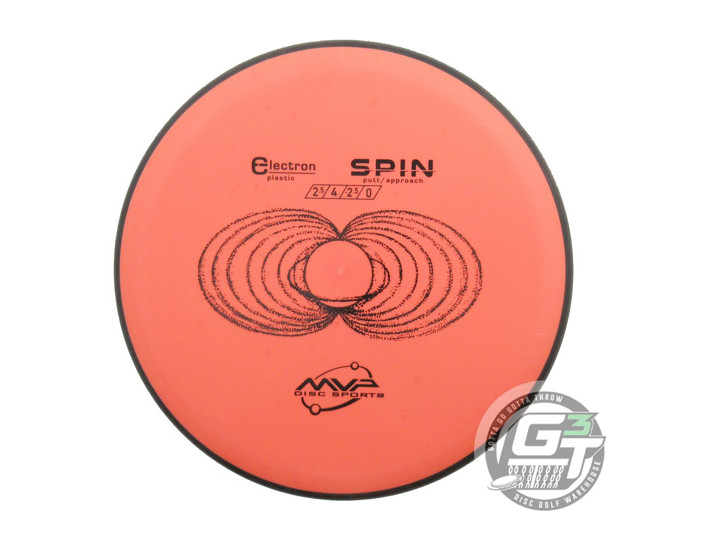 USED MVP Disc Sports Electron Spin 171g Orange Putter Golf Disc