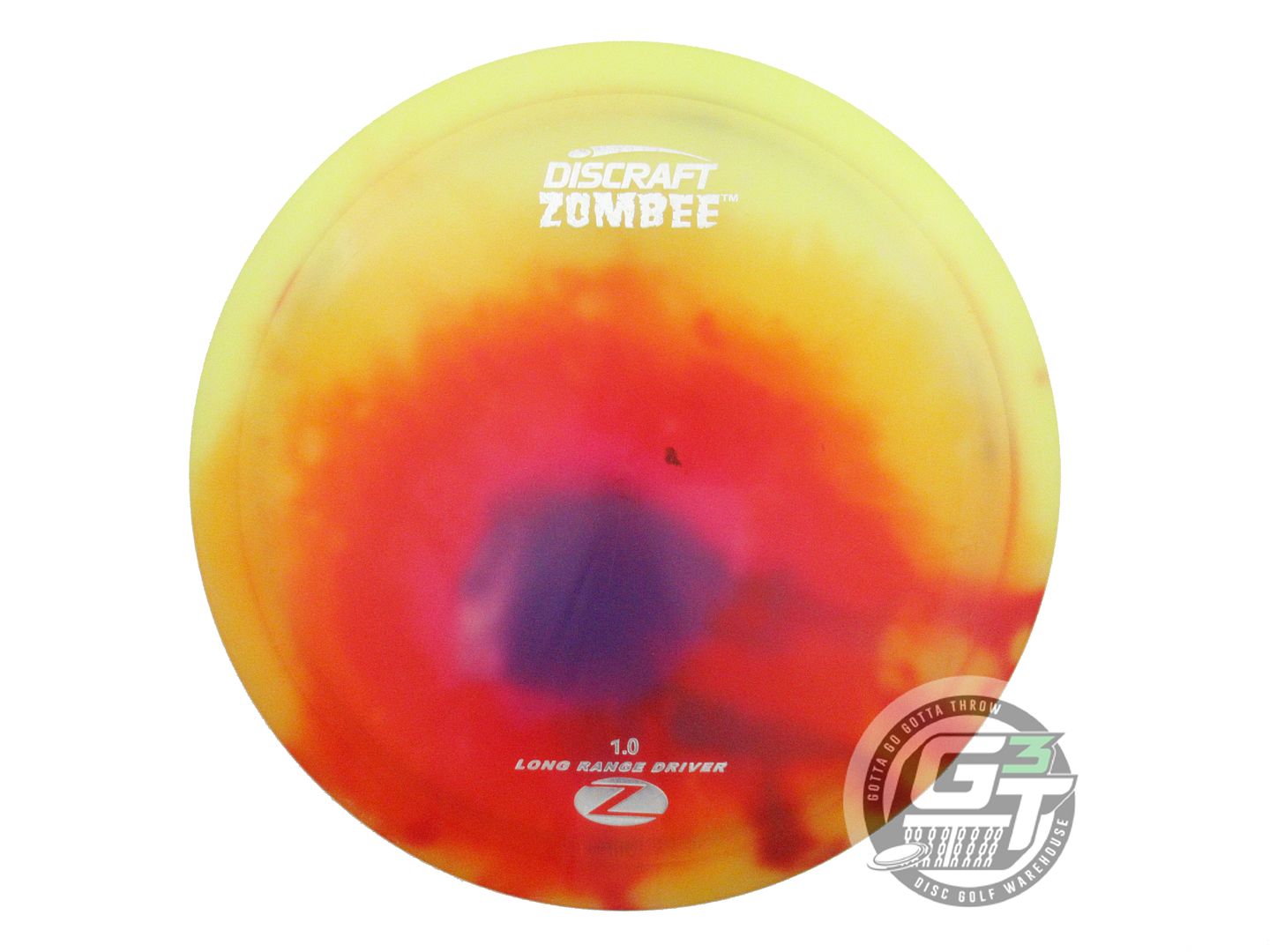 USED Discraft FlyDye Z Zombee 179g Rainbow Blob Fairway Driver Golf Disc