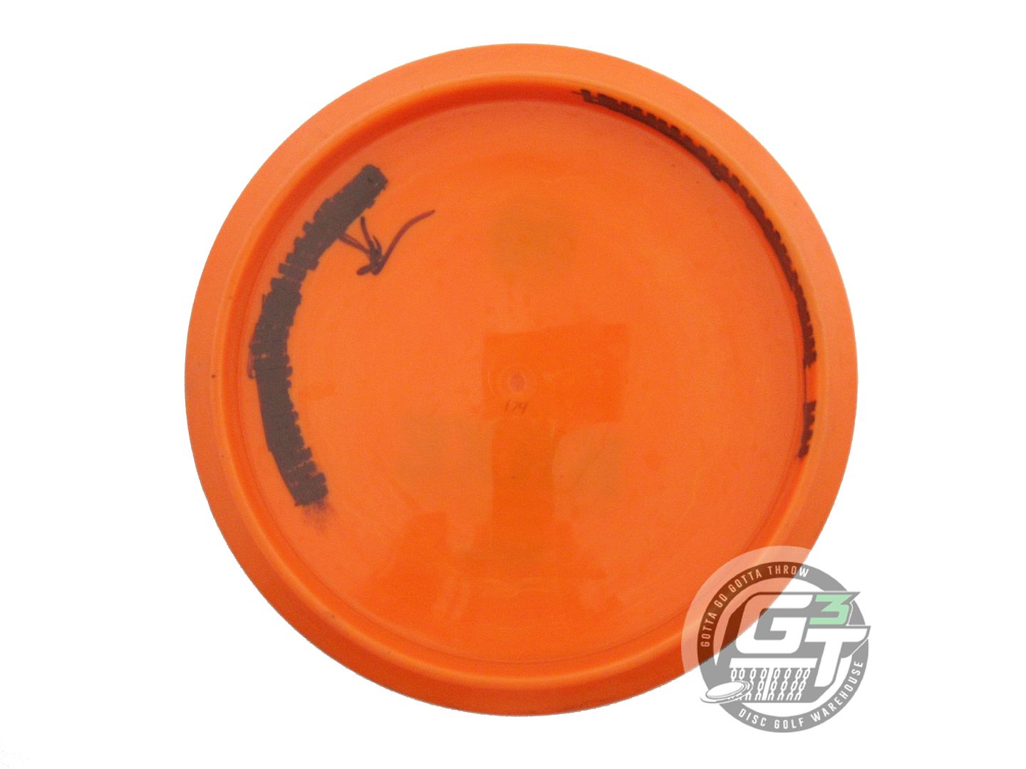 USED Kastaplast K1 Kaxe 174g Orange Black Stamp Midrange Golf Disc