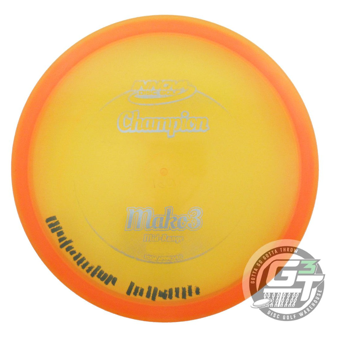USED Innova Champion Mako3 180g Orange Silver Foil Midrange Golf Disc