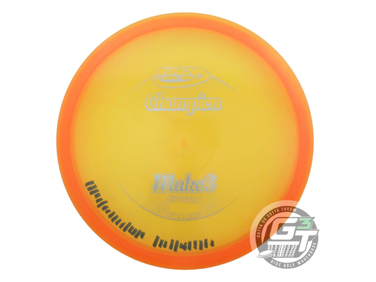 USED Innova Champion Mako3 180g Orange Silver Foil Midrange Golf Disc