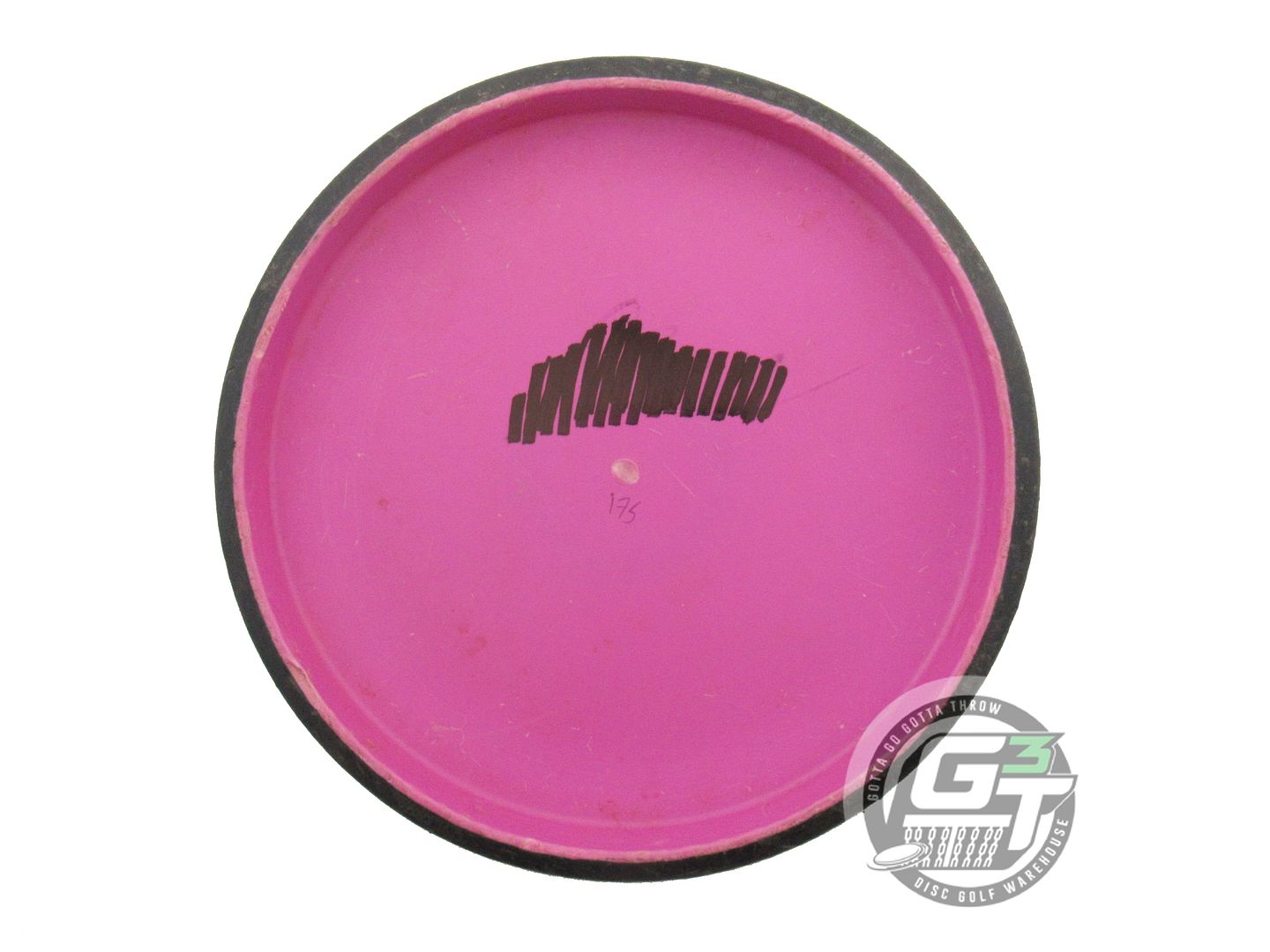 USED MVP Disc Sports Electron Atom 175g Pink Wiped Stamp Putter Golf Disc