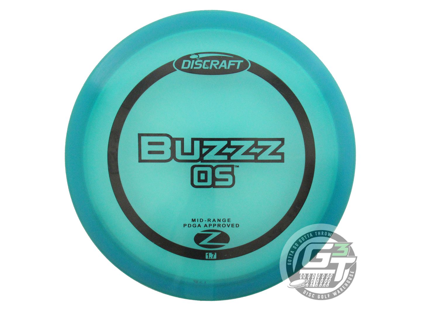 USED Discraft Z Buzzz OS 178g Teal Black Stamp Midrange Golf Disc