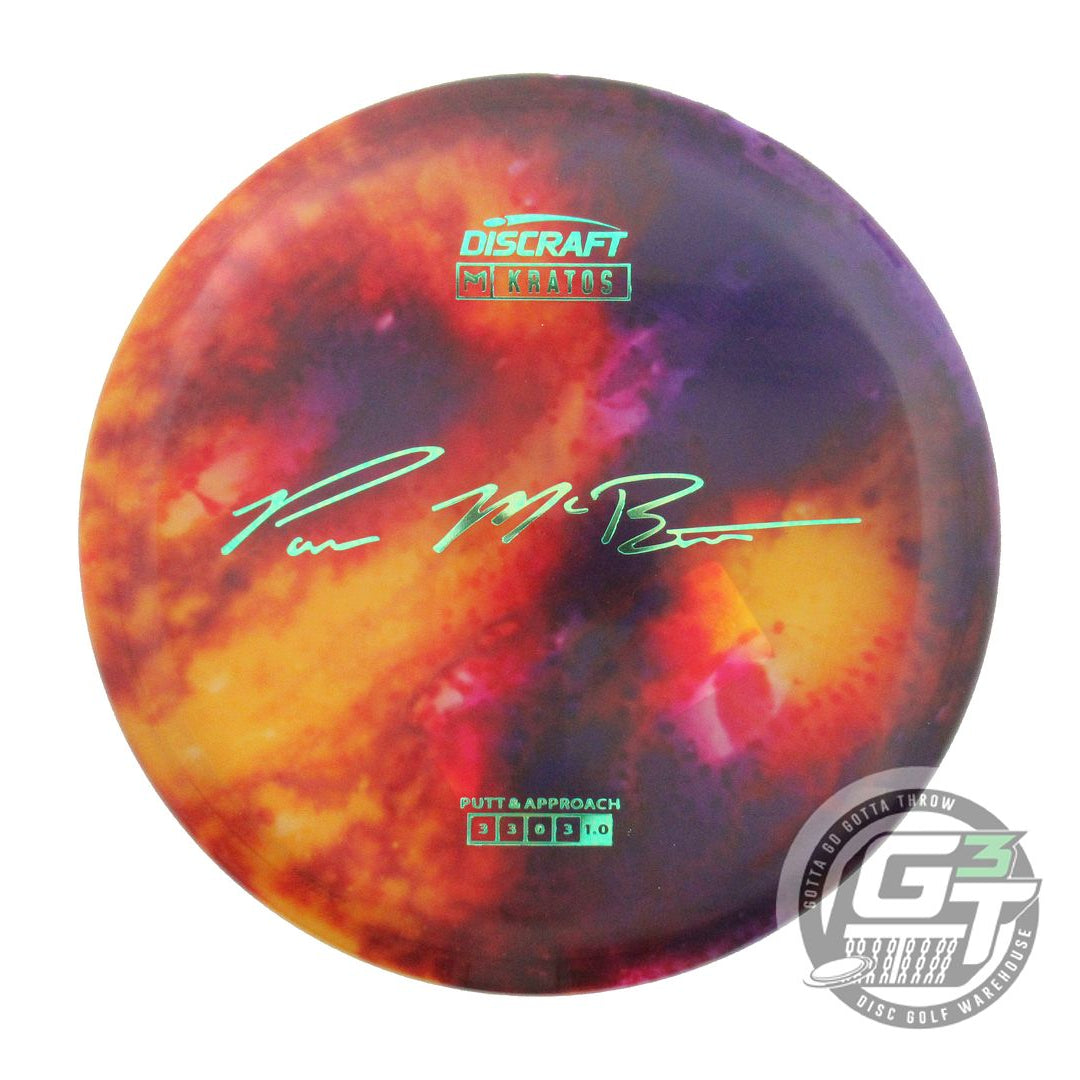 Discraft Paul McBeth Signature Fly Dye Elite Z Kratos Putter Golf Disc (Individually Listed)