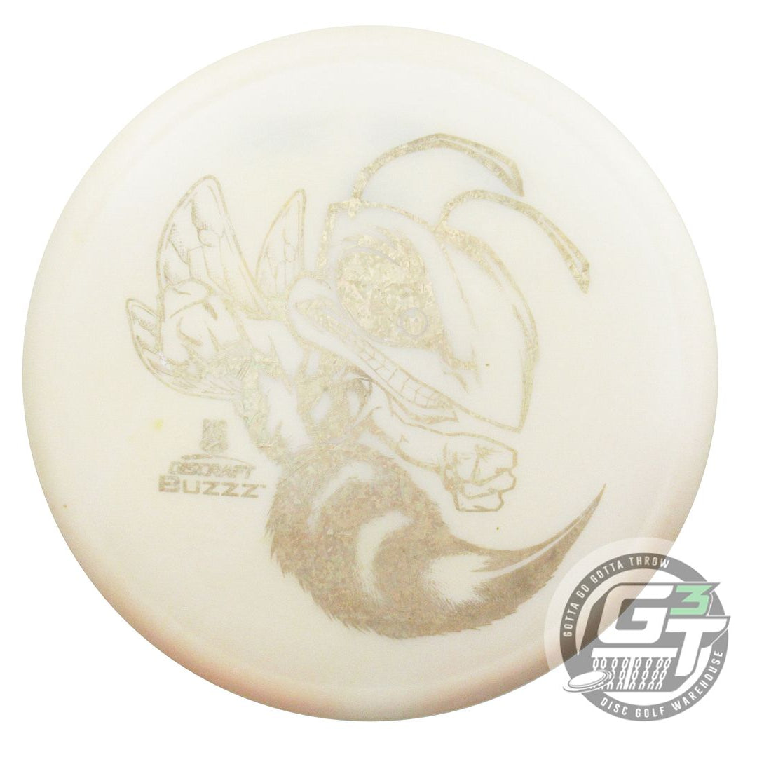 USED Discraft Big Z Buzzz 178g White Gold Shatter Foil Midrange Golf Disc
